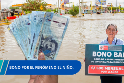 Bono por el Fenómeno El Niño