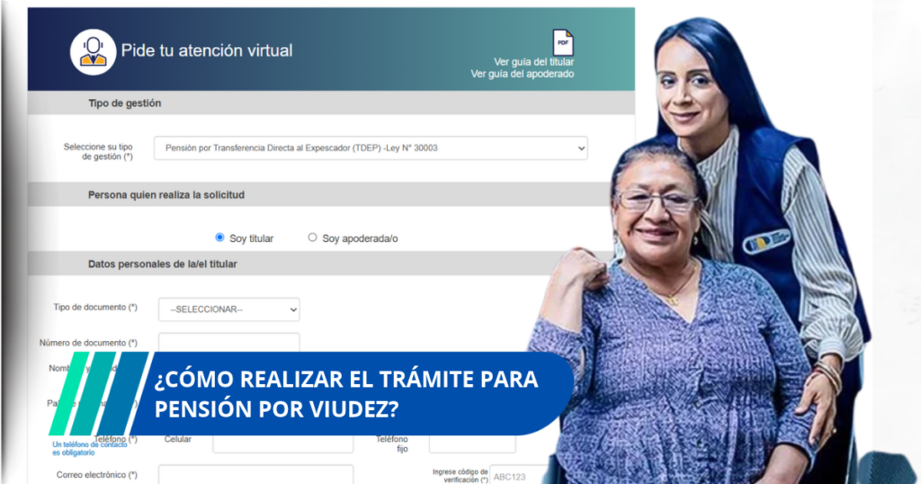 CÓMO REALIZAR EL TRÁMITE PARA PENSIÓN POR VIUDEZ