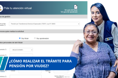 CÓMO REALIZAR EL TRÁMITE PARA PENSIÓN POR VIUDEZ
