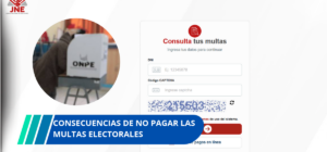Consecuencias de no pagar las multas electorales