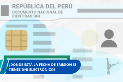Dónde está la fecha de emisión si tienes DNI electrónico