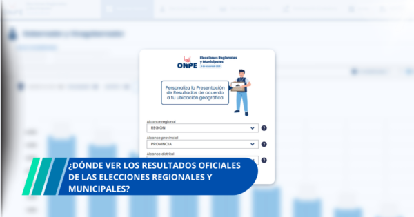 Resultados Elecciones Regionales y Municipales 2026: dónde ver el conteo oficial