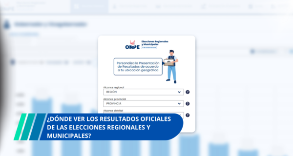 Dónde ver los resultados oficiales de las Elecciones Regionales y Municipales