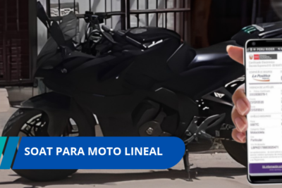 SOAT para moto lineal