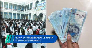 bono extraordinario de hasta 500 por estudiante