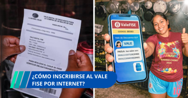 Vale FISE: ¿Cómo inscribirse por internet para recibir el descuento de S/20 en el balón de gas?
