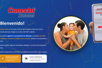 nueva plataforma para solicitar afiliación y consultar pagos del programa juntos