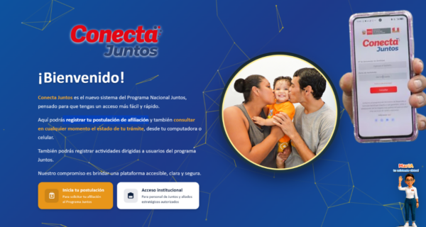 nueva plataforma para solicitar afiliación y consultar pagos del programa juntos